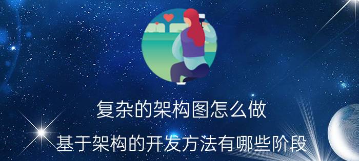 复杂的架构图怎么做 基于架构的开发方法有哪些阶段？